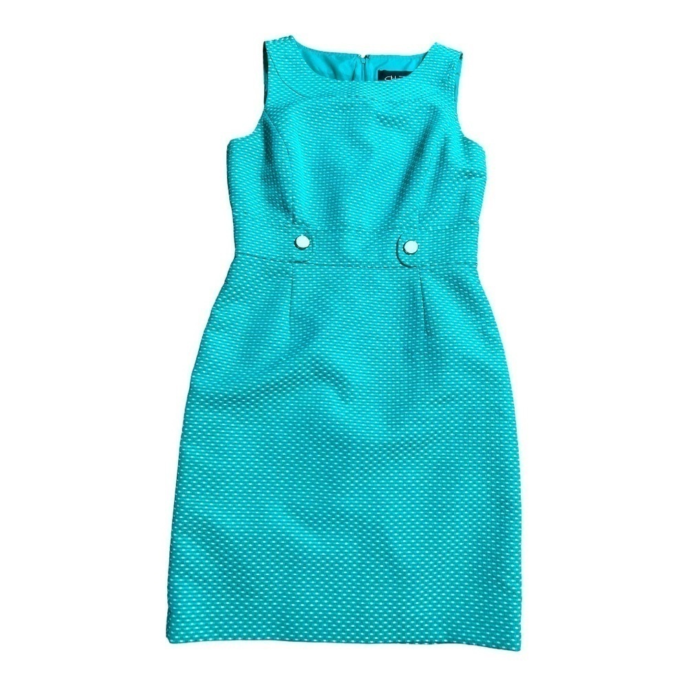 Chic Sleeveless Teal Midi Dress